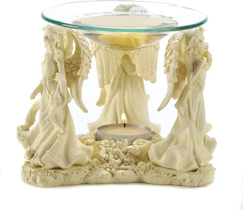 Gifts & Decor D1215 Angelic Trio - Calentador de aceite, sin tamaño, multicolor