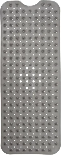 Miniatura 11 de ENKOSI Tapete de baño antideslizante, extra largo de 40 x 16 pulgadas, tapete antideslizante grande para bañera y ducha con ventosas y agujeros