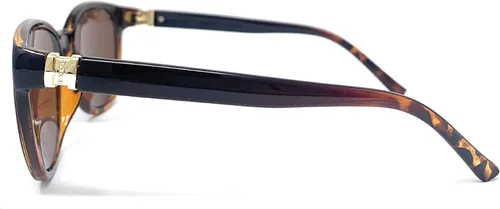 Miniatura 3 de The Paris - Lentes de sol bifocales de lectura redondos, diseño de mariposa para mujer Tortuga marrón con ámbar