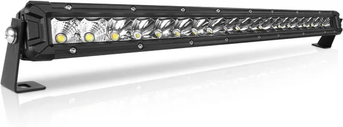 Miniatura 8 de Barra de luz LED, Rigidhorse de una sola fila de barras de luz LED, foco de inundación, haz combinado fuera de carretera