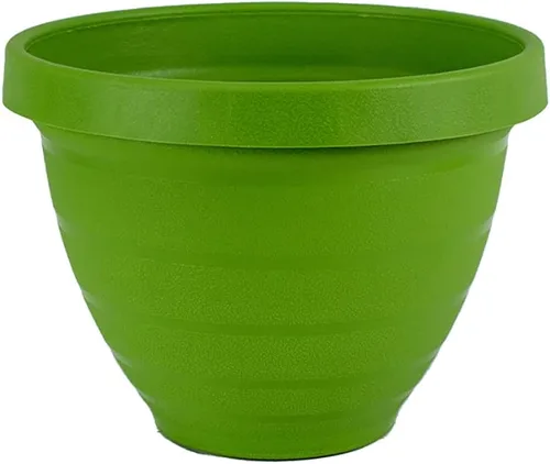 Miniatura 11 de The HC Companies Rings Maceta para Flores - Maceta de riego automático para hierbas y más – Maceta redonda ligera para exteriores e interiores
