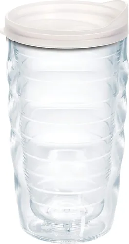 Miniatura 74 de Taza de viaje Tervis de doble pared transparente y colorida con tapa fabricada en Estados Unidos mantiene las bebidas frías y calientes, 24 onzas
