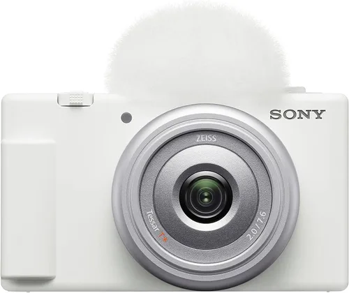 Miniatura 3 de Cámara Sony ZV-1F Vlog con video 4K y 20.1MP para creadores de contenido y vloggers, color blanco ZV-1F/W Modelo oficial de Sony USA Paquete