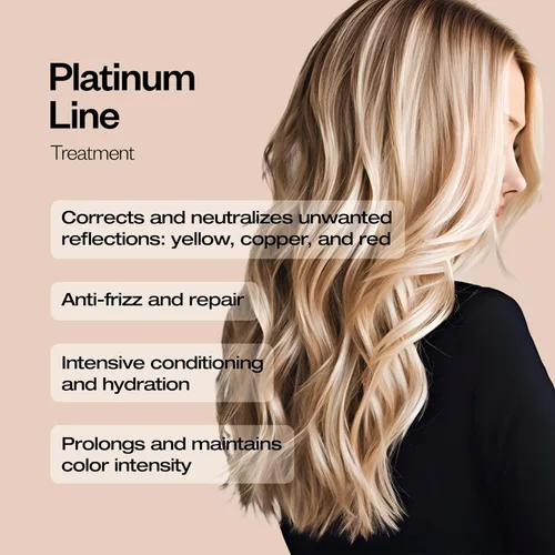 Miniatura 5 de Abril Et Nature Bain Shampoo Platinum - 33.8 fl oz - Champú Tonificante Morado - para tonificar el cabello gris o decolorado - Elimina tonos