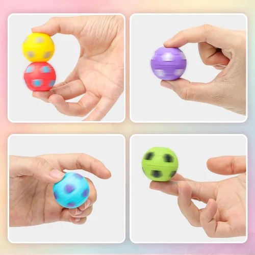 Miniatura 2 de AZEN 24 piezas de recuerdos de fiesta de fútbol para niños 4-8 8-12, mini spinners de fútbol con juguetes de pelota, rellenos de bolsas de regalo