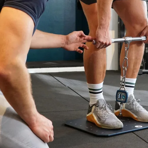 Miniatura 7 de EasyForce® Dinamómetro digital de rendimiento Capacidad máxima de fuerza 661.4 lbs (2942 N) para entrenadores de fuerza, fisioterapeutas