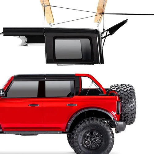 Elevador de extracción de techo duro para modelos Jeep Wrangler JL JK y Ford Hardtop, polipasto de almacenamiento de garaje, sistema de prevención