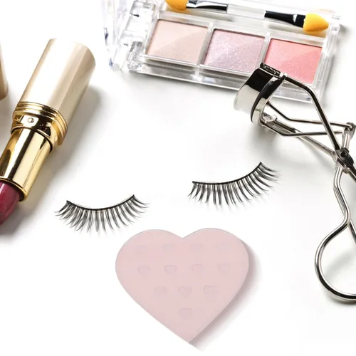 Miniatura 8 de Beaupretty - Almohadilla de injerto de pestañas en forma de corazón, 2.55 x 2.16 pulgadas, para extensiones de pestañas, paleta de pegamento