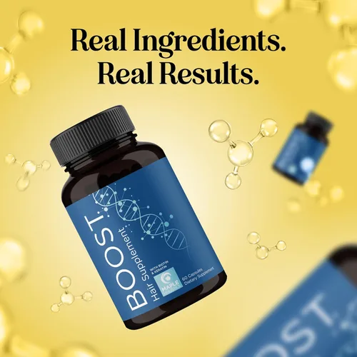 Miniatura 9 de Biotin 10000mcg y suplemento de colágeno – Suplemento para el crecimiento del cabello con palma enana americana para mujeres y hombres – Cola