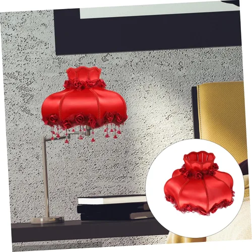 Miniatura 9 de OSALADI Pantalla retro para lámpara victoriana para decoración del hogar, lámpara de mesa, decoración estilo aleatorio