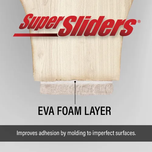 Miniatura 4 de Super Sliders Almohadillas de fieltro autoadhesivas para muebles y parachoques de gabinetes, protegen superficies de madera dura, azulejos