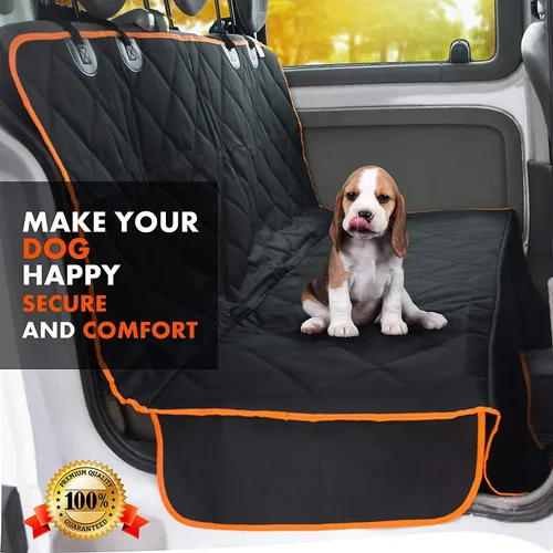 Miniatura 6 de Doggie World Funda de Asiento de Automóvil para Perros para Asiento Trasero para Automóviles XL, SUVs y Camiones - Protector de Automóvil Duradero