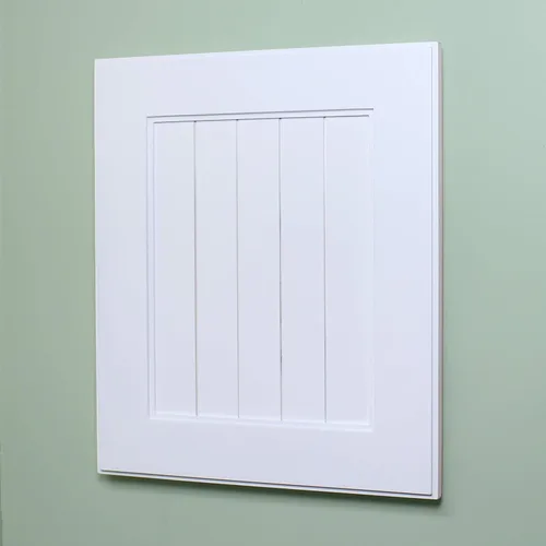 Miniatura 16 de Gabinete de Medicina Empotrado Estilo Shaker de 14x18 pulgadas - Almacenamiento de Pared Oculto sin Espejo, 2 Estantes Ajustables (Negro)
