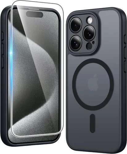 Miniatura 611 de FNTCASE Funda para iPhone 13 Pro-Max: Fundas magnéticas transparentes compatibles con Magsafe Slim anti amarillamiento protección contra caídas