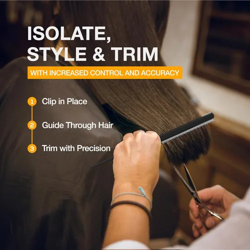 Miniatura 3 de ColorBow Peines de cola de rata, peine de burlas, peines de hierro plano para mujeres, peines de separación para trenzar el cabello, esenciales