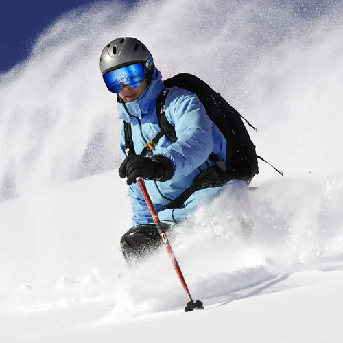 Miniatura 4 de RABIGALA Gafas de esquí Gafas de snowboard para nieve, lentes intercambiables, sin marco, antiniebla, gafas de esquí