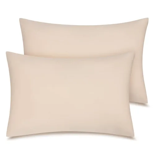 Miniatura 17 de Zenssia Juego de 2 fundas de almohada de algodón orgánico para niños pequeños, 13 x 18 pulgadas, con cierre de sobre, fundas de almohada suaves