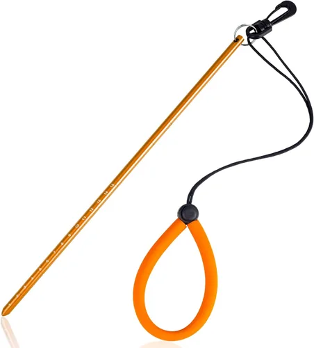 Miniatura 7 de Varilla de buceo, barra de puntero de langosta de aleación de aluminio de 13 pulgadas con medición, cordón ajustable y perno giratorio para agitador