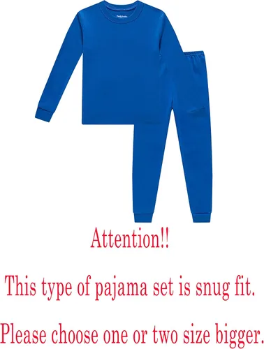 Miniatura 2 de Family Feeling Conjunto de pijamas para niños pequeños, 100% algodón, pijamas para niños pequeños