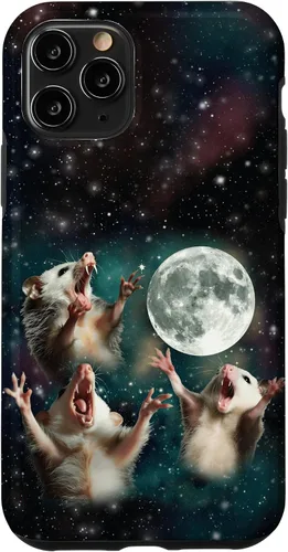 Miniatura 28 de Three Possum Moon 3 Opossum Funny Weird Cursed Meme Case para iPhone 17