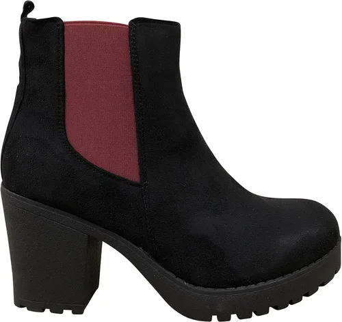 Miniatura 2 de Refresh Club-01 - Botines con tacón para mujer, fácil de poner., 8.5