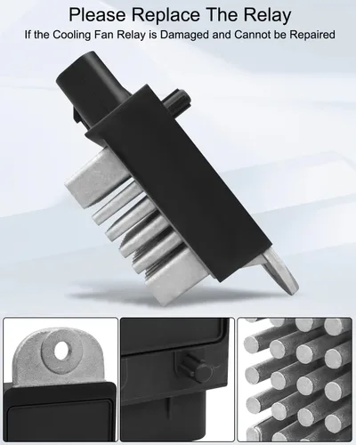 Miniatura 2 de Relé de ventilador de refrigeración del motor apto para Chrysler Town & Country Jeep Liberty Wrangler Dodge Caravan, relé de ventilador de radiador