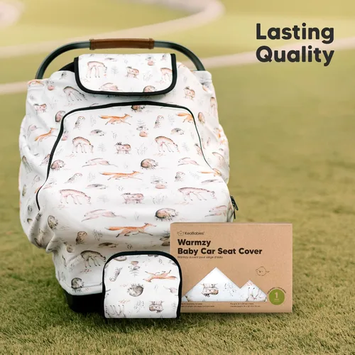 Miniatura 8 de KeaBabies Funda de asiento de automóvil de invierno para bebé, recién nacido, ajuste universal, fundas de asiento de automóvil para bebé, niña