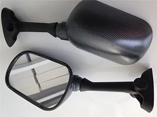Espejos de carreras estilo SMT-OEM compatibles con Gsxr 1000 600 750 Sv 650 Sv1000 carbono [B00RUEOWW6]