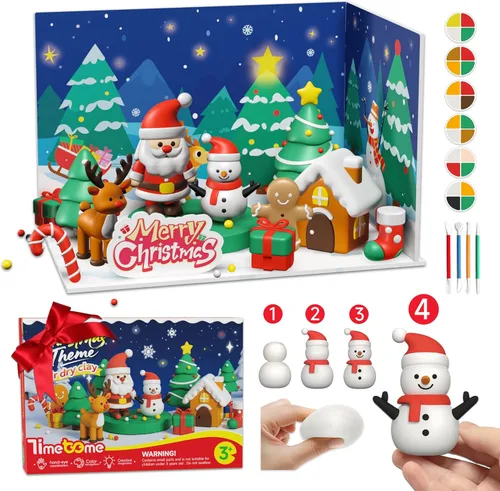 Arcilla seca al aire, 12 cajas de arcilla para modelar para niños, manualidades, juguete de regalo, kit de arcilla seca al aire para niños y niñas