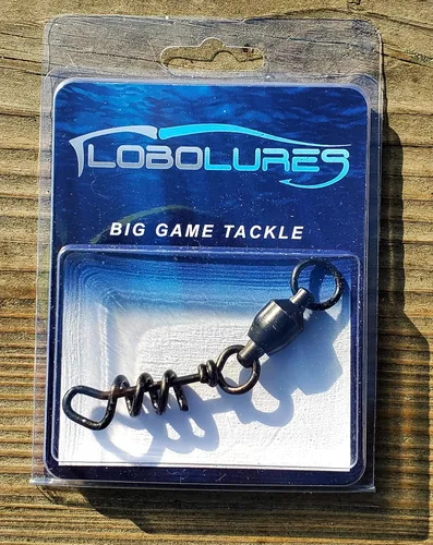 Miniatura 3 de Lobo Lures Sacacorchos giratorio resistente de pesca Marlin de liberación rápida de 450 libras