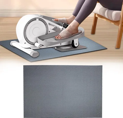 Alfombrilla antideslizante, se aplica a la carretilla elíptica debajo del escritorio mientras está sentado, perfecto para ejercitador de pedal
