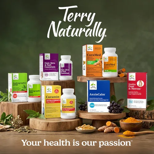 Miniatura 7 de Terry Naturally CuraMed 750 mg Complejo de curcumina – Suministro de 500 mg de curcuminoides por cápsula blanda – Apoyo antioxidante para la salud