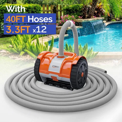 Miniatura 6 de VINGLI - Aspiradora de piscina lateral de succión automática (actualización 2025), potente barredora de pared para piscinas enterradas, incluye