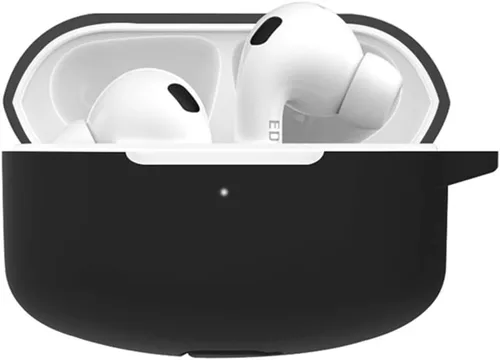 Miniatura 2 de DAYJOY - Juego de 2 fundas protectoras transparentes de TPU suave compatibles con auriculares Edifier Lollipods Pro, funda protectora con llavero