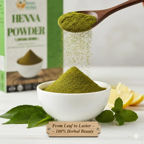 Miniatura 6 de Herbs Botanica Henna en polvo 100% pura y natural para tinte para el cabello y cuidado natural del cabello - Polvo de inermis Lawsonia finamente