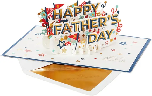 Miniatura 2 de Hallmark Signature Collection - Tarjeta para el día del padre, diseño de maravilla de papel desplegable 3D