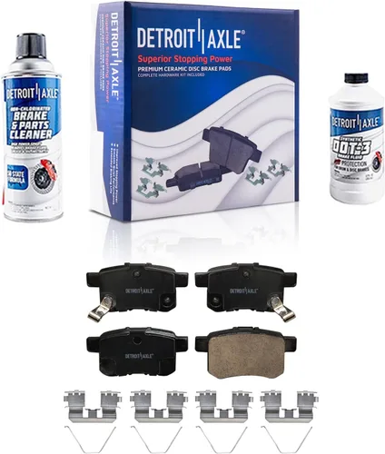 Miniatura 91 de Detroit Axle - Pastillas de freno de cerámica delanteras Reemplazo de pinza de freno derecha para Dodge Ram 1500 Dakota, Ram 1500 Classic - Juego