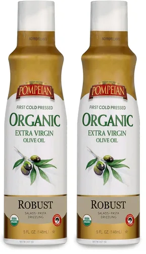 Miniatura 14 de Pompeian Aceite de oliva virgen extra orgánico certificado por USDA, espray antiadherente para cocinar, sin propulsores, 5 onzas líquidas