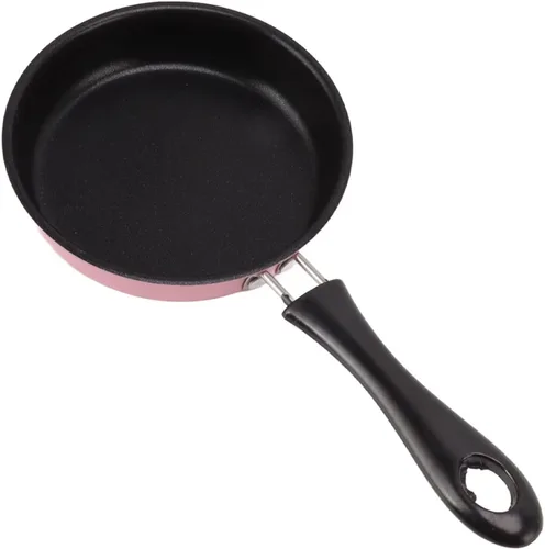 Miniatura 10 de VBESTLIFE Mini sartén, mini sartén de acero para huevos y tortillas con mango largo, sartén de 4.9 pulgadas, ahorro de energía para calentamiento
