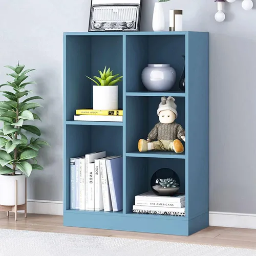 Miniatura 46 de IOTXY Estantería Baja con Estante Abierto - Gabinete de Exhibición Organizador de Pie de Madera de 3 Niveles con Base, Estantería Horizontal Corta