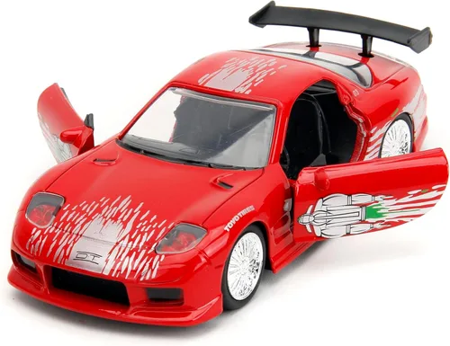 Miniatura 5 de Jada Fast & Furious Mazda RX-7 1:32 - Coche fundido a presión, juguetes para niños y adultos