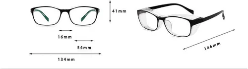 Miniatura 6 de Gafas de seguridad anti niebla para mujeres y hombres, TR90, lentes de bloqueo de luz azul, transparentes, antiarañazos, protección UV, marco