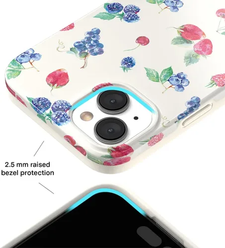 Miniatura 4 de VELVET CAVIAR Funda para iPhone 15, compatible con MagSafe, probada en caídas de 10 pies, Berry Baby