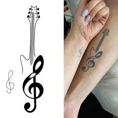 Miniatura 6 de Tattoo Tech, tatuajes temporales de larga duración, duran 1-2 semanas, impermeable, tatuaje semipermanente, aspecto realista, sin adhesivo, sin