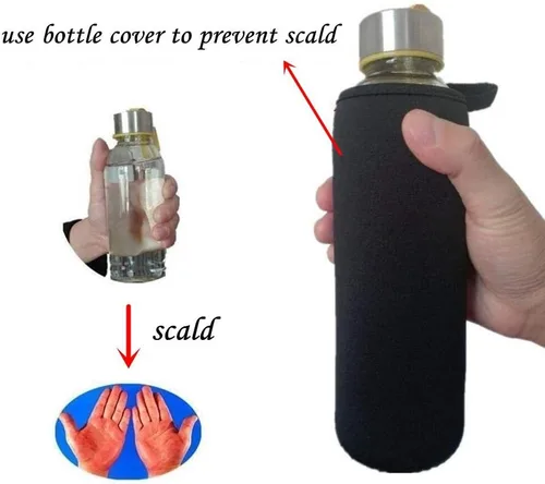 Miniatura 4 de Funda para botella de agua de 25 onzas, funda de neopreno aislada para botella de agua, soporte para botella de agua, funda de bolsa de 25.4 fl oz