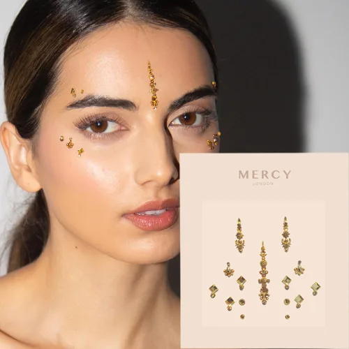 Miniatura 7 de Mermaid Face Gems FESTIVAL BEAUTY Cristales decorativos para la cara. Bindi para el cuerpo.