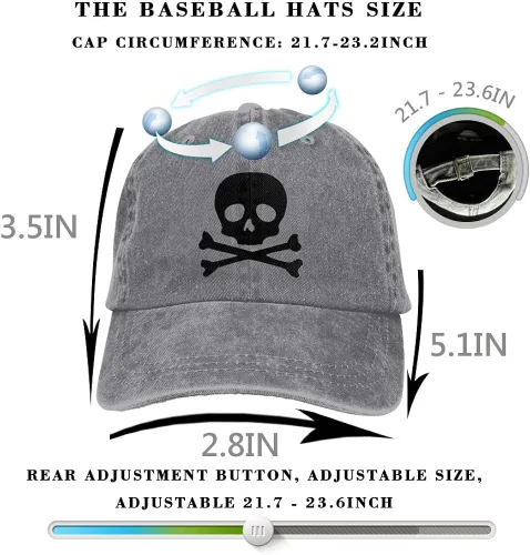 Miniatura 6 de Baeball Hat for Women Men Vintage Adjustable Baseball Cap Low Profile Dad Hat