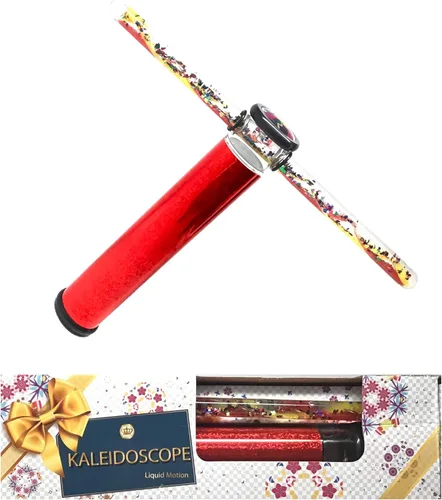 Miniatura 4 de Star Magic Caleidoscopio de varita gigante con purpurina – Caleidoscopio líquido de 9 pulgadas – Un caleidoscopio de color seleccionado al azar