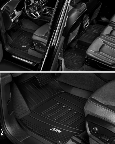 Miniatura 4 de 3W 2017-2024 2025 Tapetes para Audi Q7/SQ7 y tapetes para coche Audi Q8 2019-2024 2025, 4M TPE para todo tipo de clima, accesorios de ajuste
