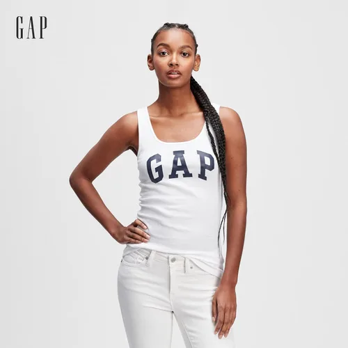 Miniatura 4 de GAP Women's Ribbed Tank Top Logo